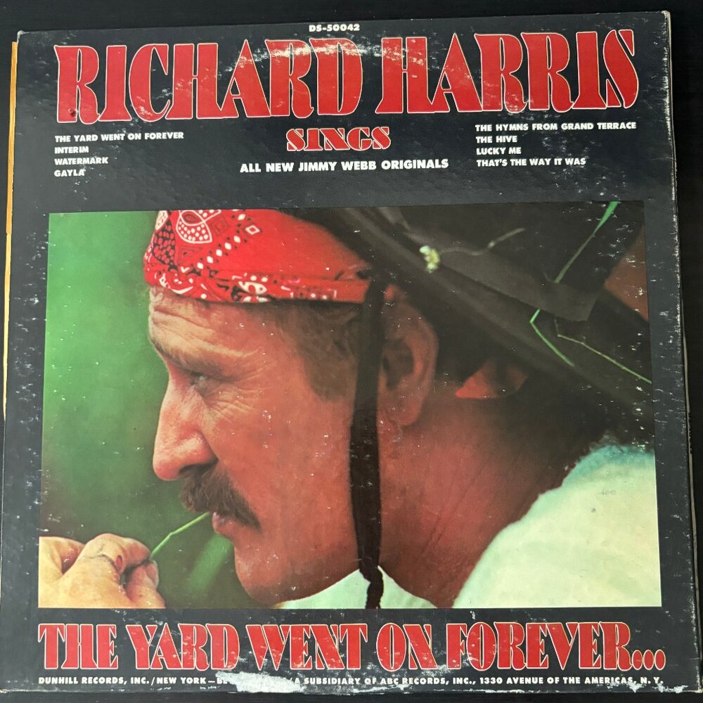 Richard Harris The Yard Goes on Forever vinyl